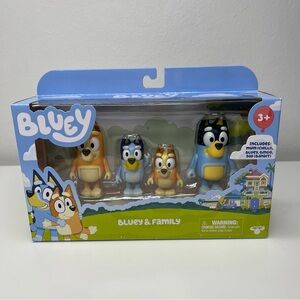 NEW Bluey & Family 4-Pack Figures